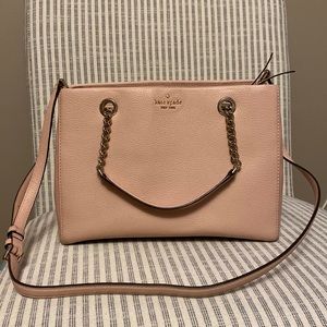 Kate Spade Chain Satchel Baby Pink